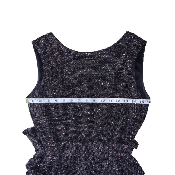VINCE CAMUTO Jumpsuit Romper Pants Black Sparkle - Picture 8 of 14